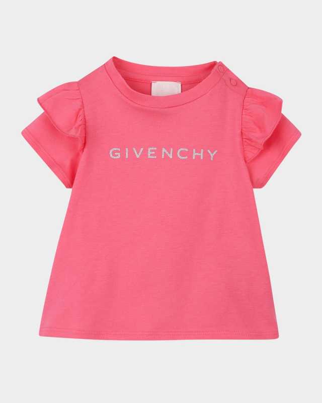 Girl's Glitter Logo-Print T-Shirt, Size 12M-3